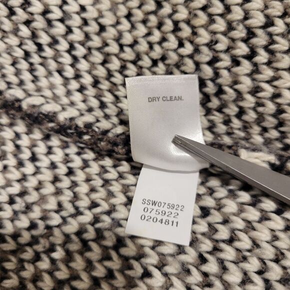 J Jill Sweater cardigan coat, fleece lined collar, Large petite - Picture 6 of 10